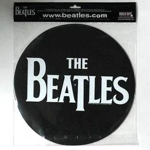 The Beatles - Drop T Logo & Abbey Road Official Turntable Slipmat Set ( Retail Pack ) ***READY TO SHIP from Hong Kong***
